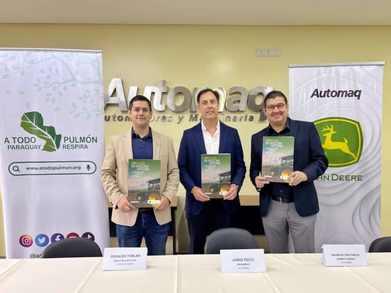 A Todo Pulmón y Automaq John Deere juntos por un Paraguay más verde