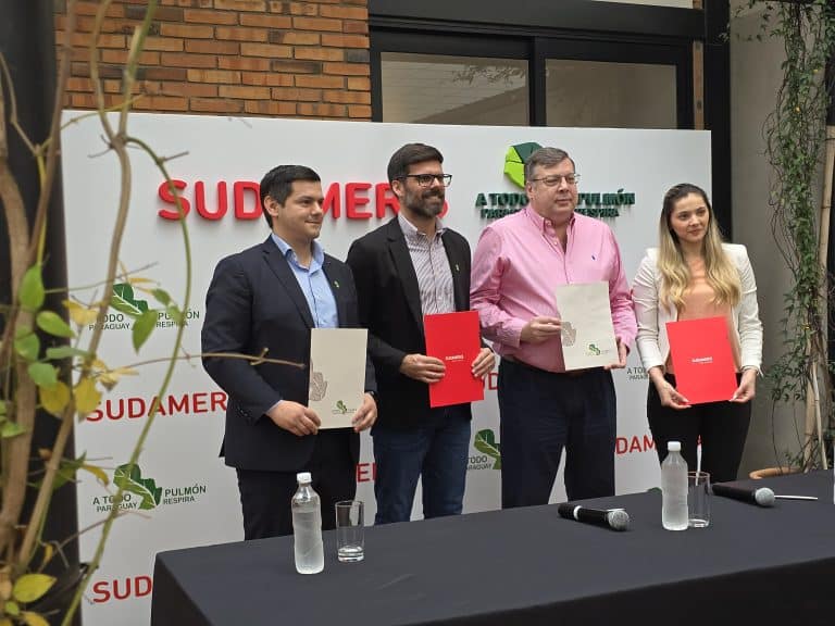 Histórica alianza entre Sudameris y A Todo Pulmón Paraguay Respira